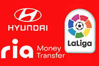 La Liga Badge&Hyundri & Ria Money Transfer
